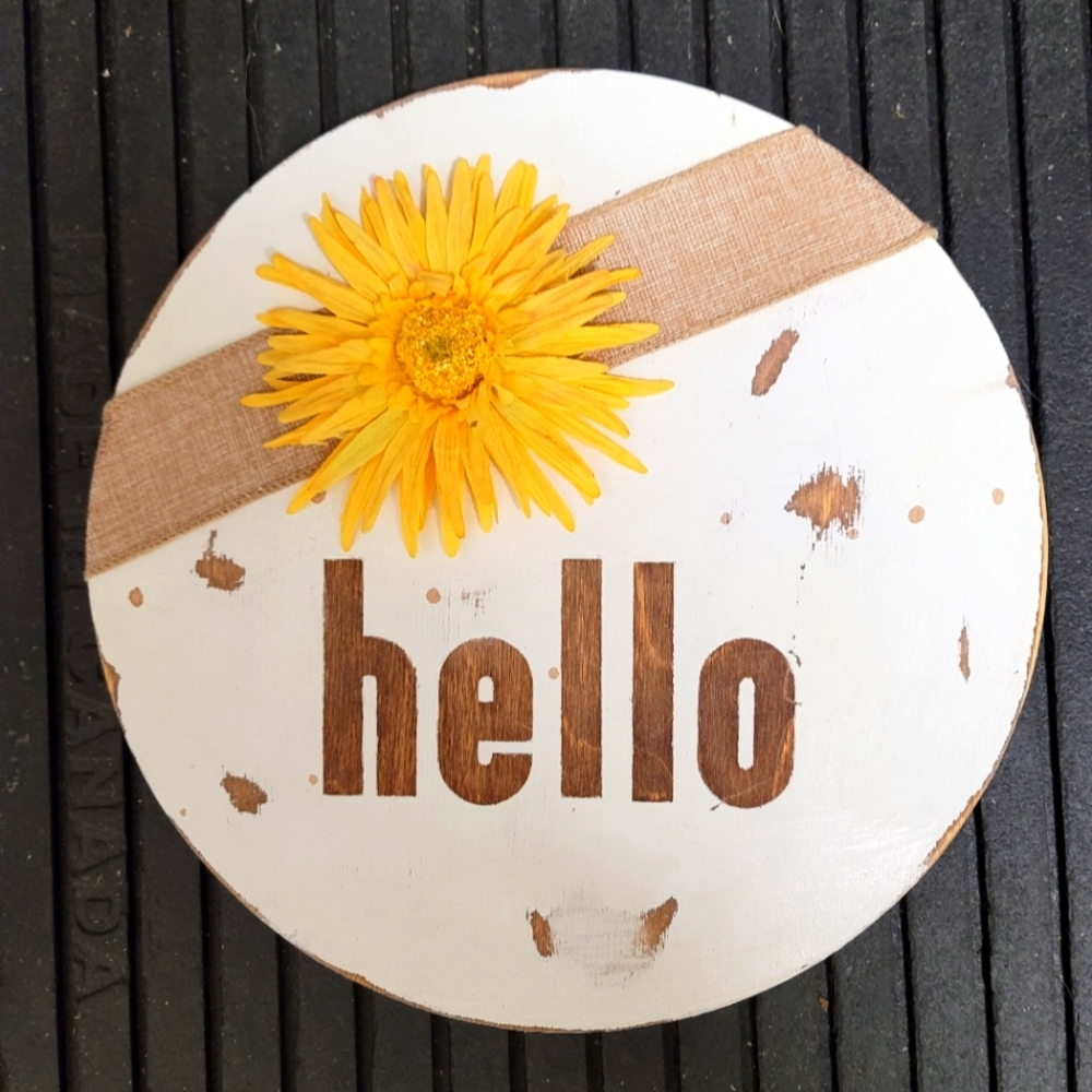 Wooden Sign